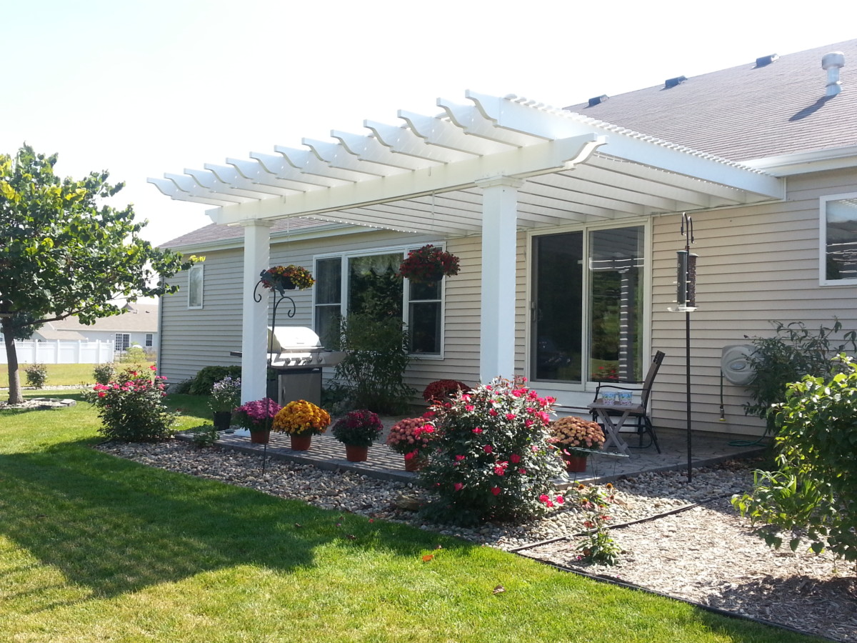 Vinyl by design pergola vinyl by design